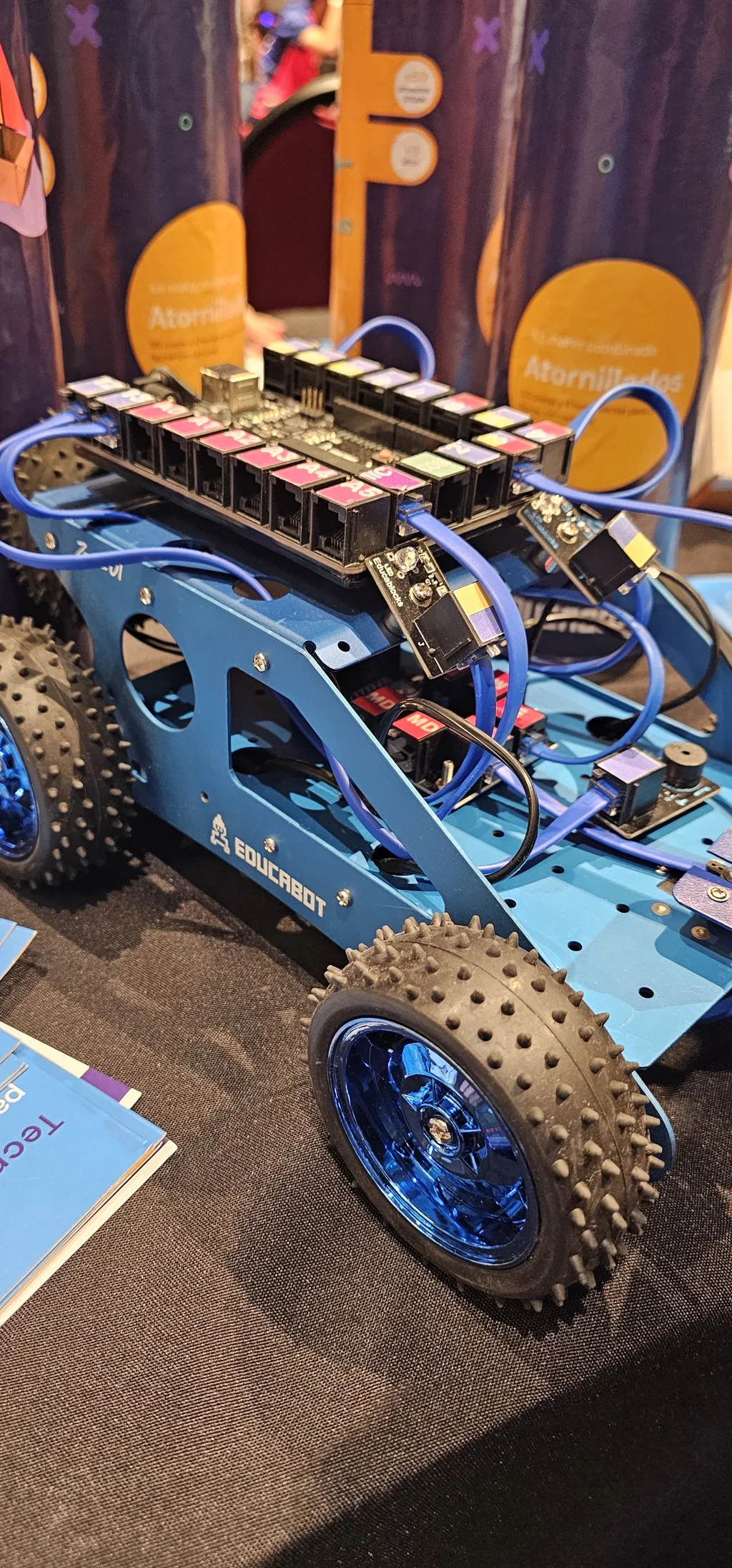 EkoKids 2024: robot Educabot armado y listo para competir