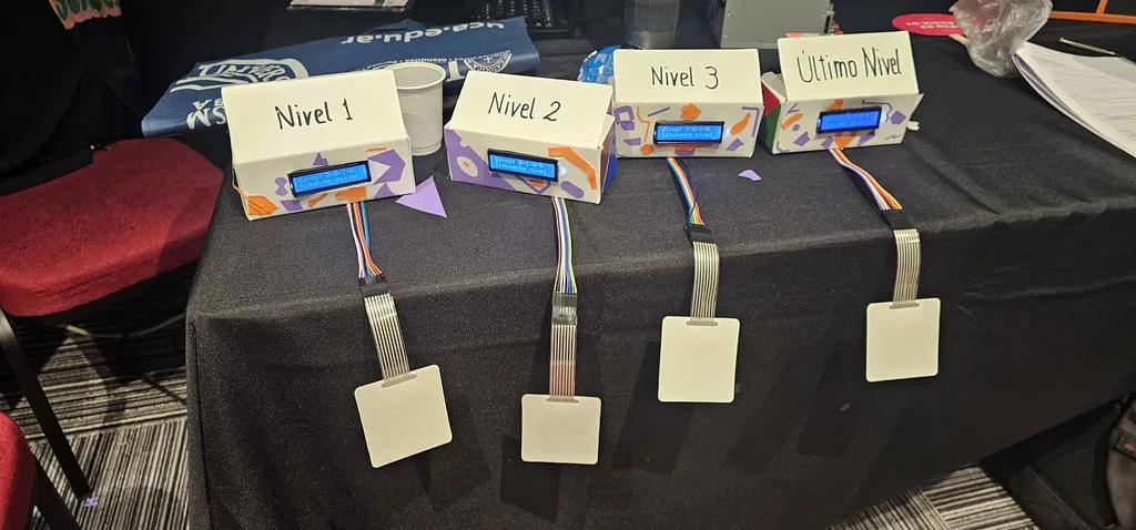 EkoKids 2024: cajas del escape room de niveles